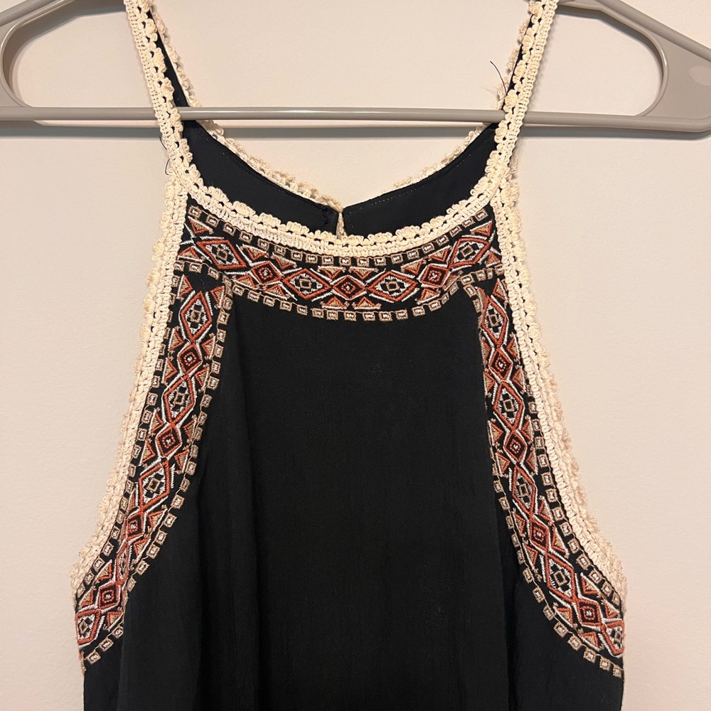 House of Harlow 1960 Black and Cream Midi Dress - Picture 2 of 5